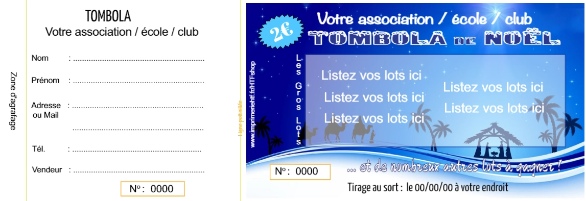 Tiucket tombola Sport - HTF